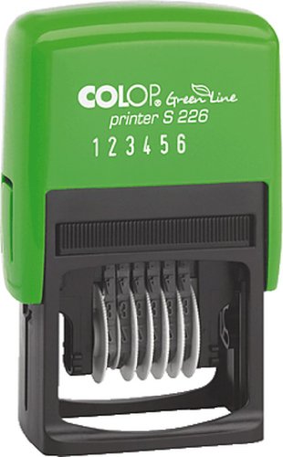 COLOP Ziffernstempel "Green Line" Printer S226, 6-stellig von Colop