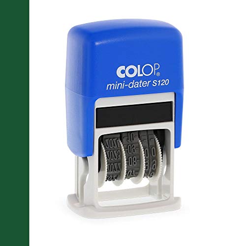 Colop Mini-Dater S 120 (SH 4 mm - 19x4 mm) Color Grün von Colop
