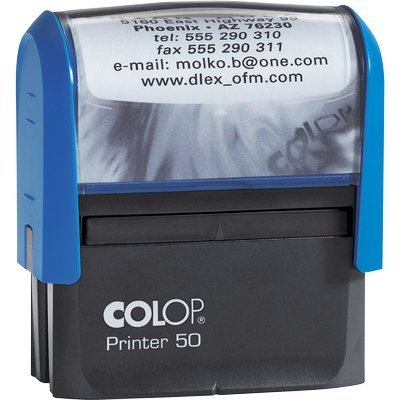 Colop PR50NEW Selbstfärbender Stempel Printer, Line New von Colop