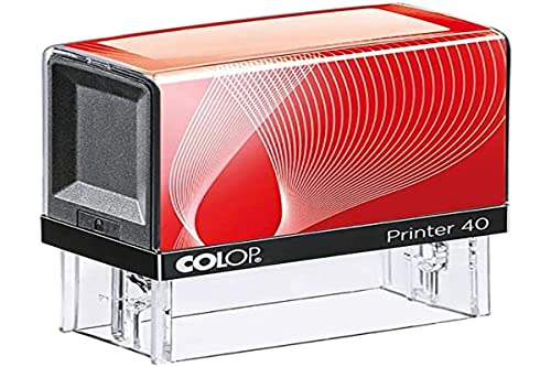 Colop Printer 40 23 x 59 mm Schwarz Siegel – Siegeln (schwarz) von Colop