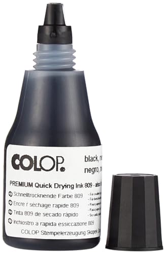 Colop schnelltrocknende Stempelfarbe schwarz, 146228, 25 ml von Colop