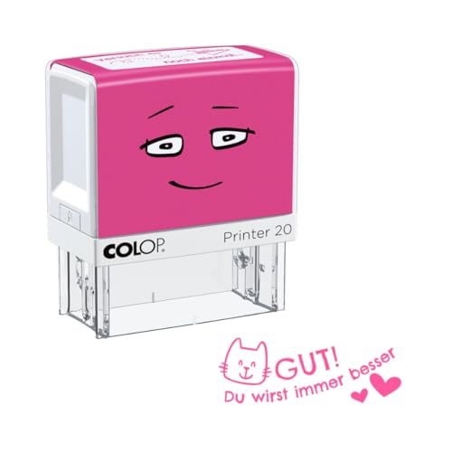 NIO School Motivations-Stempel "GUT - du wirst immer besser", Abdruckfarbe soft pink, 38 x 14mm NIO School Motivations-Stempel "GUT - du wirst immer besser", Abdruckfarbe soft pink, 38 x 14mm von Colop