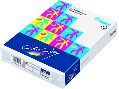 Color Copy Laserpapier, A4, 220 g/m², weiß, satiniert (250 Blatt), Sie erhalten 1 Packung á 250 Blatt von Color Copy