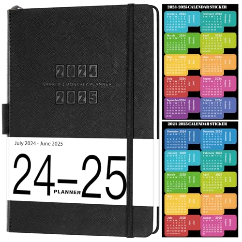 Kalender 2024, Terminplaner 2024 Taschenkalender von Januar 2024 bis Dezember 2024, mit Ledereinband und dickem Papier, Innentasche und 88 Seiten Notizen von Colorage