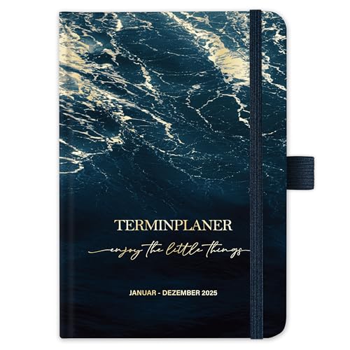 Taschenkalender 2025 - Kalender 2025 A6, Terminplaner 2025 A6 von Januar 2025 bis Dezember 2025, Wochenplaner 2025 mit Hardcover, 2 Lesezeichen, Stiftschlaufe, Dunkelblau Taschenkalender 2025 - Kalender 2025 A6, Terminplaner 2025 A6 von Januar 2025 bis Dezember 2025, Wochenplaner 2025 mit Hardcover, 2 Lesezeichen, Stiftschlaufe, Dunkelblau von Colorage