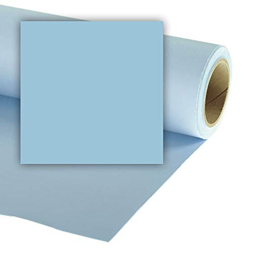Colorama Forget Me Not 2.72 m x 11 m Blau Geburtstag Backdrop Papier Handwäsche von Colorama