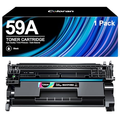Coloran 59A 59X Schwarz Kompatibel für HP 59A Toner CF259A CF259X für HP Laserjet Pro M404dw Toner M404n M404dn MFP-M428fdw MFP-M428dw MFP-M428dn (1er-Pack) von Coloran