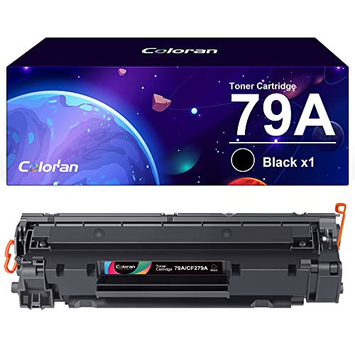 Coloran 79A Toner Cartridges Replacement for HP CF279A 79A Compatible with Laserjet Pro M12 M12a M12w Laserjet Pro MFP M26 M26a M26nw (Black, Single Pack) von Coloran