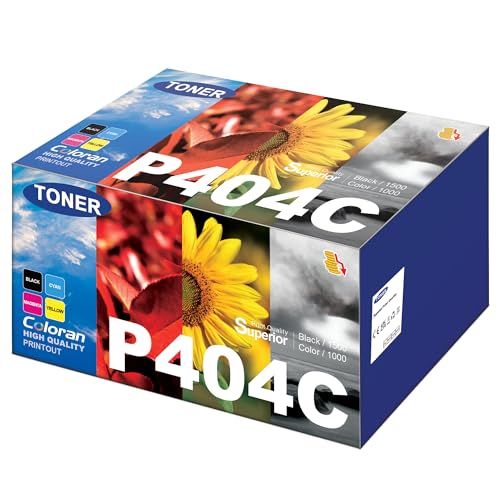 Coloran CLT-404S CLT-P404C CLT-K404S Set für Samsung C480W Xpress Toner für SL-C430 C430W C432 C433 C432W C433W C480 C480W C480FW C480FN C482 C4803 C482W C483W C482FW C483FW(Schwarz Cyan Magenta Gelb) Coloran CLT-404S CLT-P404C CLT-K404S Set für Samsung C480W Xpress Toner für SL-C430 C430W C432 C433 C432W C433W C480 C480W C480FW C480FN C482 C4803 C482W C483W C482FW C483FW(Schwarz Cyan Magenta Gelb) von Coloran