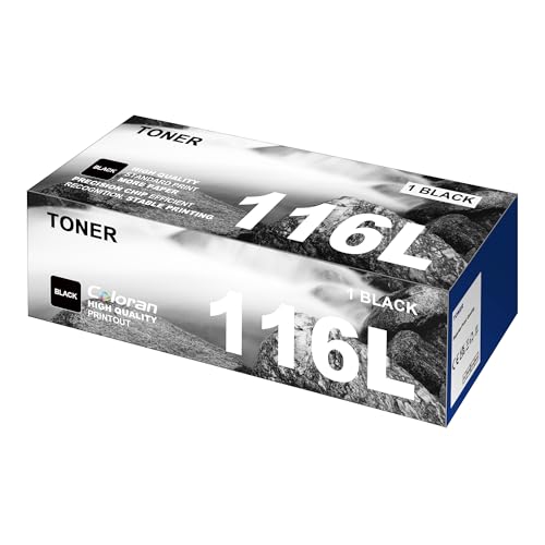 MLT-D116L Toner für Samsung MLT-D116L MLTD116L Schwarz Toner, Kompatibel mit Samsung Xpress SL-M2626, M2625, M2625D, M2825, M2825DW, M2835, M2675, M2675F, M2875, M2885 Druckers (Schwarz, 1er-Pack) von Coloran