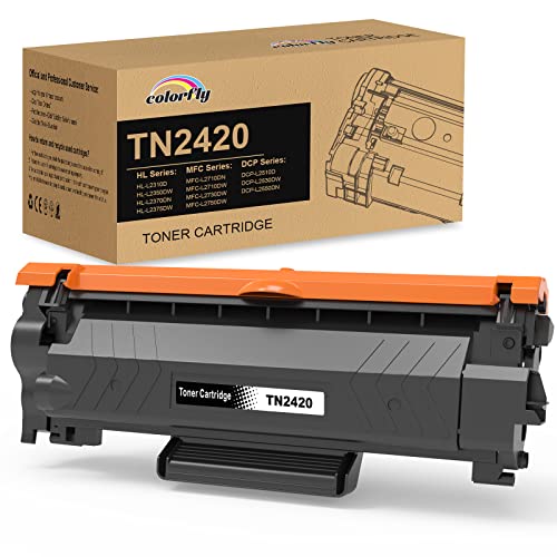 TN2420 TN-2420 Tonerkartusche kompatible für Toner Brother MFC L2710DW MFC-L2710DW HL-L2350DW MFC-L2710DN HL-2310D DCP-L2530DW MFC-L2730DW MFC-L2750DW DCP-L2510D TN 2420 TN-2410 Schwarz von colorfly