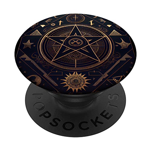 Okkulte Hexerei Magic Symbol Gothic Mythic Hexe Okkultismus PopSockets mit austauschbarem PopGrip Okkulte Hexerei Magic Symbol Gothic Mythic Hexe Okkultismus PopSockets mit austauschbarem PopGrip von Colorful Abstract Digital Art Unique Design