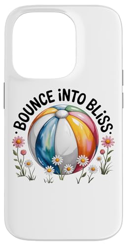 Bounce Into Bliss Beach Ball Summer Delight Hülle für iPhone 14 Pro Bounce Into Bliss Beach Ball Summer Delight Hülle für iPhone 14 Pro von Colorful Beach Ball Floral Fun Summer Vibes