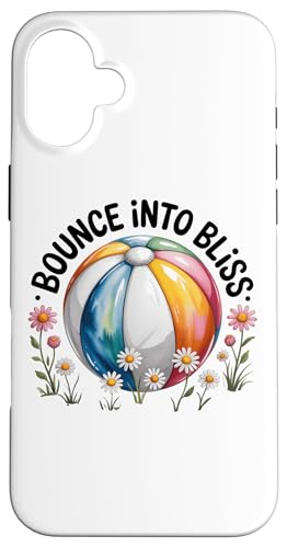 Bounce Into Bliss Beach Ball Summer Delight Hülle für iPhone 16 Plus Bounce Into Bliss Beach Ball Summer Delight Hülle für iPhone 16 Plus von Colorful Beach Ball Floral Fun Summer Vibes