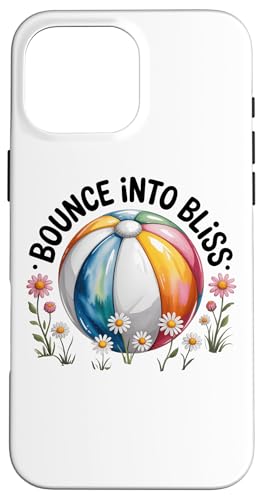 Bounce Into Bliss Beach Ball Summer Delight Hülle für iPhone 16 Pro Max Bounce Into Bliss Beach Ball Summer Delight Hülle für iPhone 16 Pro Max von Colorful Beach Ball Floral Fun Summer Vibes