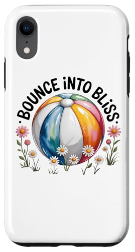 Bounce Into Bliss Beach Ball Summer Delight Hülle für iPhone XR Bounce Into Bliss Beach Ball Summer Delight Hülle für iPhone XR von Colorful Beach Ball Floral Fun Summer Vibes