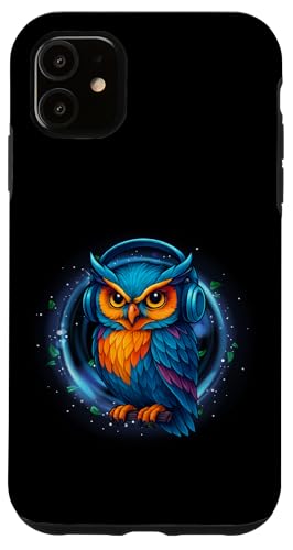 Kawaii Eule mit Kopfhörern Musik Bunte Eule Grafik Hülle für iPhone 11 Kawaii Eule mit Kopfhörern Musik Bunte Eule Grafik Hülle für iPhone 11 von Colorful Dj Owl With Headphones Tees Apparel