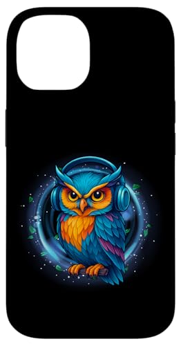 Kawaii Eule mit Kopfhörern Musik Bunte Eule Grafik Hülle für iPhone 14 Kawaii Eule mit Kopfhörern Musik Bunte Eule Grafik Hülle für iPhone 14 von Colorful Dj Owl With Headphones Tees Apparel