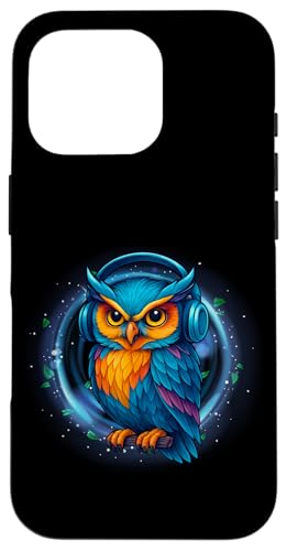 Kawaii Eule mit Kopfhörern Musik Bunte Eule Grafik Hülle für iPhone 16 Pro Kawaii Eule mit Kopfhörern Musik Bunte Eule Grafik Hülle für iPhone 16 Pro von Colorful Dj Owl With Headphones Tees Apparel