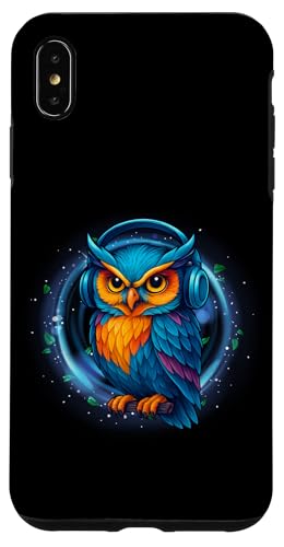 Kawaii Eule mit Kopfhörern Musik Bunte Eule Grafik Hülle für iPhone XS Max Kawaii Eule mit Kopfhörern Musik Bunte Eule Grafik Hülle für iPhone XS Max von Colorful Dj Owl With Headphones Tees Apparel