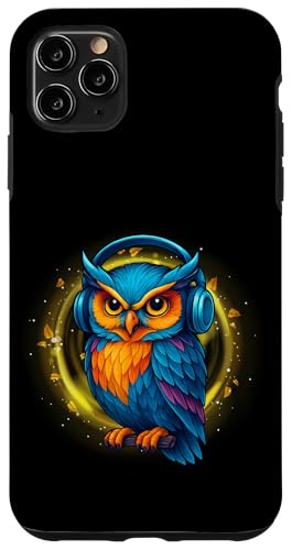 Kawaii Eule mit Kopfhörern Musik Bunte Eule Grafik Hülle für iPhone 11 Pro Max Kawaii Eule mit Kopfhörern Musik Bunte Eule Grafik Hülle für iPhone 11 Pro Max von Colorful Dj Owl With Headphones Tees