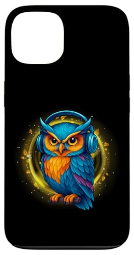 Kawaii Eule mit Kopfhörern Musik Bunte Eule Grafik Hülle für iPhone 13 Kawaii Eule mit Kopfhörern Musik Bunte Eule Grafik Hülle für iPhone 13 von Colorful Dj Owl With Headphones Tees