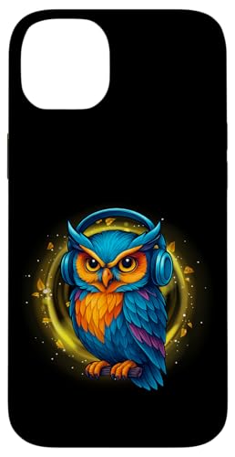 Kawaii Eule mit Kopfhörern Musik Bunte Eule Grafik Hülle für iPhone 14 Plus Kawaii Eule mit Kopfhörern Musik Bunte Eule Grafik Hülle für iPhone 14 Plus von Colorful Dj Owl With Headphones Tees