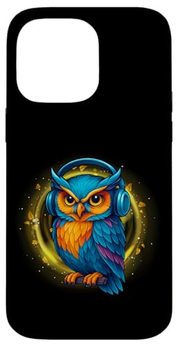 Kawaii Eule mit Kopfhörern Musik Bunte Eule Grafik Hülle für iPhone 14 Pro Max Kawaii Eule mit Kopfhörern Musik Bunte Eule Grafik Hülle für iPhone 14 Pro Max von Colorful Dj Owl With Headphones Tees
