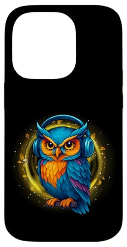 Kawaii Eule mit Kopfhörern Musik Bunte Eule Grafik Hülle für iPhone 14 Pro Kawaii Eule mit Kopfhörern Musik Bunte Eule Grafik Hülle für iPhone 14 Pro von Colorful Dj Owl With Headphones Tees