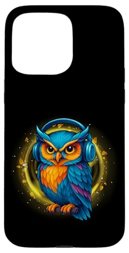 Kawaii Eule mit Kopfhörern Musik Bunte Eule Grafik Hülle für iPhone 15 Pro Max Kawaii Eule mit Kopfhörern Musik Bunte Eule Grafik Hülle für iPhone 15 Pro Max von Colorful Dj Owl With Headphones Tees