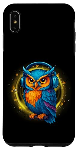 Kawaii Eule mit Kopfhörern Musik Bunte Eule Grafik Hülle für iPhone XS Max Kawaii Eule mit Kopfhörern Musik Bunte Eule Grafik Hülle für iPhone XS Max von Colorful Dj Owl With Headphones Tees