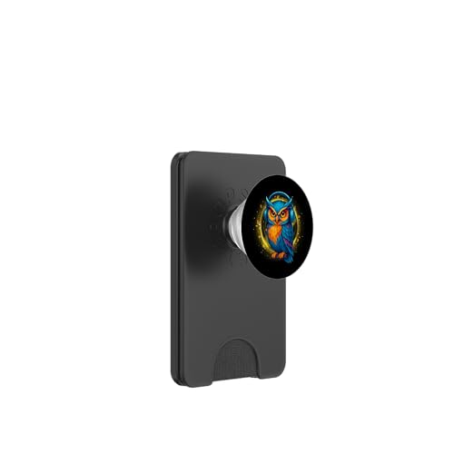 Kawaii Eule mit Kopfhörern Musik Bunte Eule Grafik PopSockets PopWallet für MagSafe Kawaii Eule mit Kopfhörern Musik Bunte Eule Grafik PopSockets PopWallet für MagSafe von Colorful Dj Owl With Headphones Tees