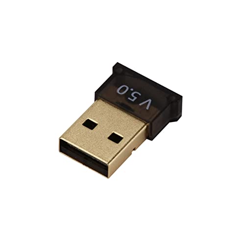 Colorful Elektronik USB Bluetooth 5.0 Adapter Wireless Dual-Mode Stereo Empfänger Audio für PC Laptop TV (Schwarz, One Size) von Colorful Elektronik