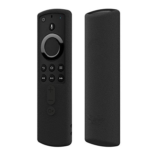 Colorful Fernbedienung Schutzhülle für Fire TV Stick 4K Leichte rutschfeste Stoßfeste Silikon Hülle (Schwarz) von Colorful Elektronik