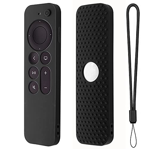 Colorful Fernbedienungs Schutzhülle kompatibel mit Apple TV 4K 2021 Remote Control Cover mit Lanyard, Stoßfeste, rutschfeste Silikon Anti-Sweat Schutzhülle (A) von Colorful Elektronik