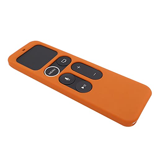 Colorful Fernbedienungs Schutzhülle kompatibel mit Apple TV 4K 5th 2021 Remote Control Cover mit Strap, Stoßfeste, rutschfeste Silikon-Fernbedienung Anti-Sweat Schutzhülle (Orange) von Colorful Elektronik