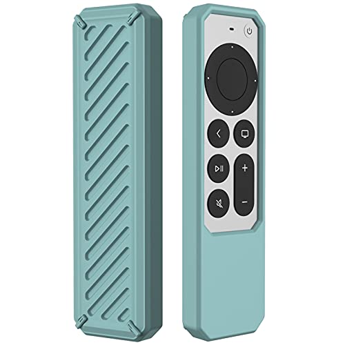 Colorful Fernbedienungs Schutzhülle kompatibel mit Apple TV 4K Siri Remote 2021 Remote Control Cover, Stoßfeste, rutschfeste Silikon-Fernbedienung Anti-Sweat Schutzhülle (AG) von Colorful Elektronik