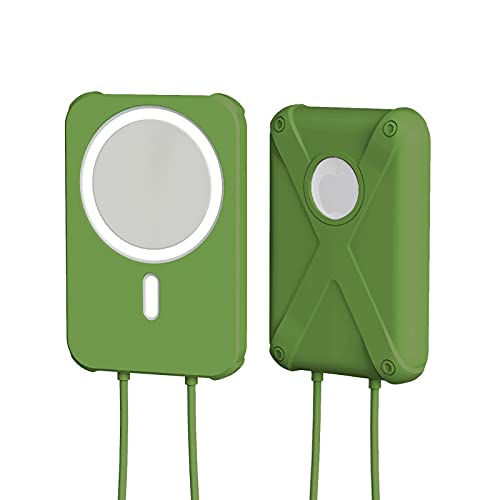 Colorful Schutzhülle für Apple MagSafe Externe Batterie Full Cover, Stoßfeste, Rutschfeste Staubdicht Silikon-Fernbedienung External Battery Anti-sweat Schutzhülle (A) von Colorful Elektronik