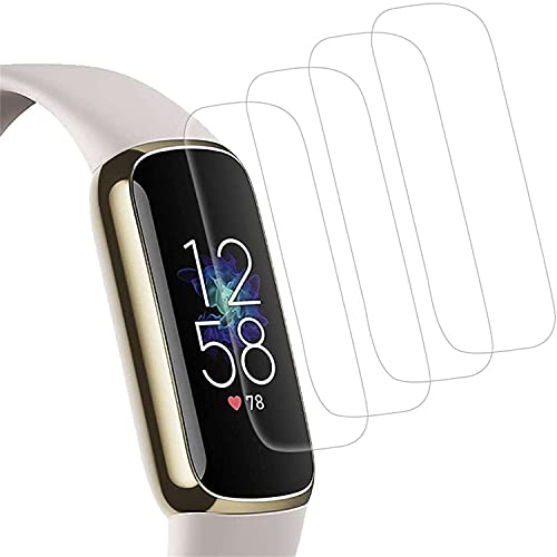 Für Fitbit-Luxe Smart Watch Bracelet Schutzfolie, Colorful Hydrogel Film Folie Displayschutzfolie Transparent Screen Protector Protective Film [HD-Klar] [Blasenfreie] Glasfolie Film (5PCS) von Colorful Elektronik