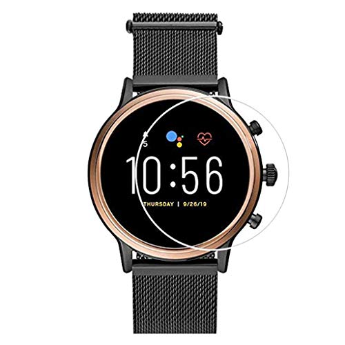 Für Fossil Gen 5 Q Venture HR Smartwatch Schutzfolie,Colorful Glas Folie Displayschutzfolie Screen Protector 9H Härte [HD-Klar] [Blasenfreie] Glasfolie Tempered Glass Film (1 Stück) von Colorful Elektronik