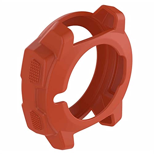 Für Garmin Instinct Schutzhülle,Colorful Soft Silikon Ultra dünn TPU Hülle Case Schutz für Garmin Instinct Smartwatch (Rot) von Colorful Elektronik
