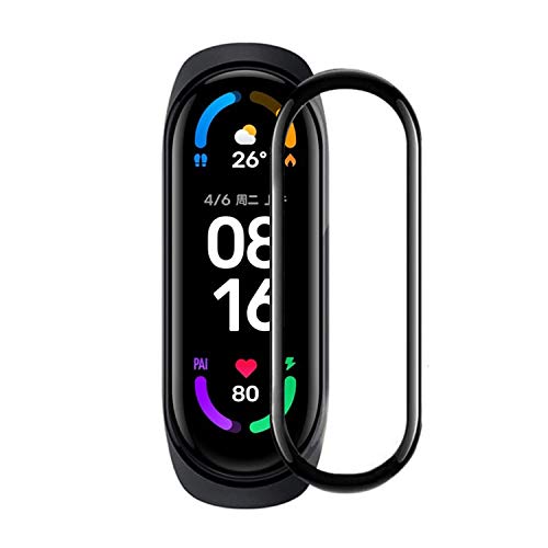 Für Xiaomi Mi Band 6 Schutzfolie, Colorful 3D Full Coverage Anti-Bläschen Displayschutzfolie für Mi Band 6 (5 Stück) von Colorful Elektronik