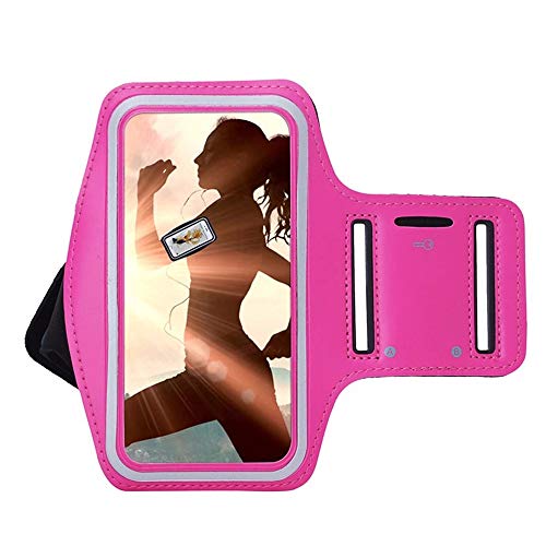 Für iPhone XS 5.8 Zoll Sportarmband Hülle,Colorful Armband Telefon Handyhalter Case für Laufen, Workout, Joggen und Fitness, Hotpink Für iPhone XS 5.8 Zoll Sportarmband Hülle,Colorful Armband Telefon Handyhalter Case für Laufen, Workout, Joggen und Fitness, Hotpink von Colorful Handyhülle