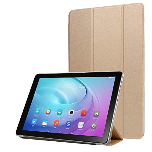 Hülle für Samsung Galaxy Tab A7 10.4 T500 T505 2020, Colorful Ultradünn Schutzhülle mit transparenter Rückseite Abdeckung Cover für Galaxy Tab A7 10.4 (Gold) von Colorful Schutzhülle