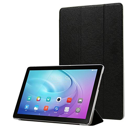 Hülle für Samsung Galaxy Tab A7 10.4 T500 T505 2020, Colorful Ultradünn Schutzhülle mit transparenter Rückseite Abdeckung Cover für Galaxy Tab A7 10.4 (Schwarz) von Colorful Schutzhülle