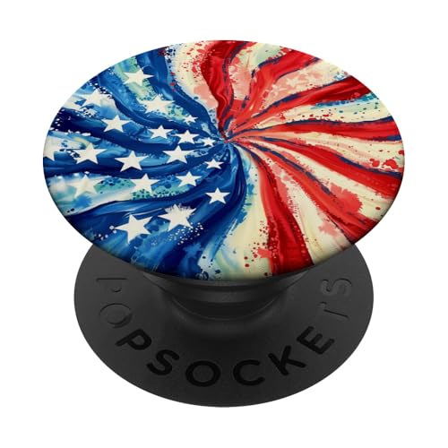 5. Juli Batikfärbung PopSockets Klebender PopGrip 5. Juli Batikfärbung PopSockets Klebender PopGrip von Colorful Tie Dye Accessories