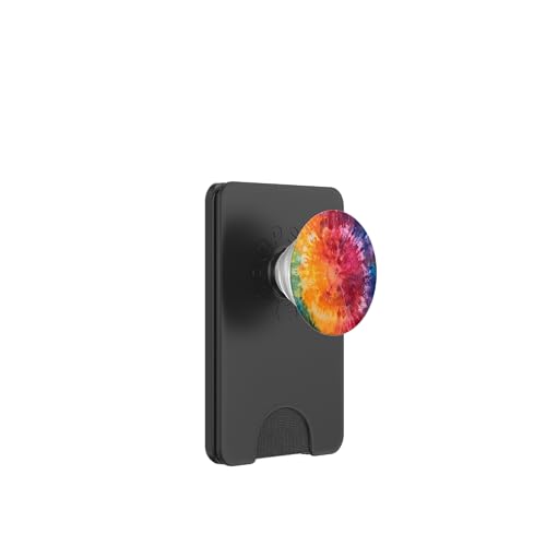 Abstraktes Design als bunte psychedelische Retro-Kunst PopSockets PopWallet für MagSafe Abstraktes Design als bunte psychedelische Retro-Kunst PopSockets PopWallet für MagSafe von Colorful Tie Dye Accessories