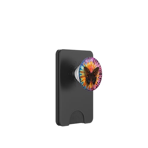 Batik Swirl Monarchfalter PopSockets PopWallet für MagSafe Batik Swirl Monarchfalter PopSockets PopWallet für MagSafe von Colorful Tie Dye Accessories