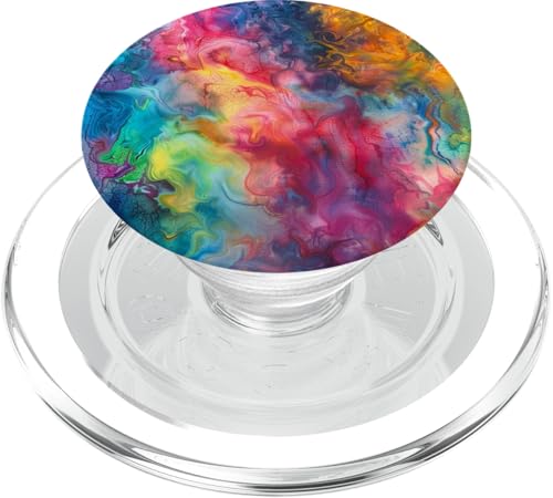 Batik-abstraktes Design als bunte psychedelische Retro-Kunst PopSockets PopGrip für MagSafe Batik-abstraktes Design als bunte psychedelische Retro-Kunst PopSockets PopGrip für MagSafe von Colorful Tie Dye Accessories