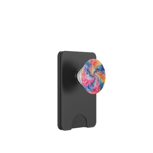 Batik-abstraktes Design als bunte psychedelische Retro-Kunst PopSockets PopWallet für MagSafe Batik-abstraktes Design als bunte psychedelische Retro-Kunst PopSockets PopWallet für MagSafe von Colorful Tie Dye Accessories